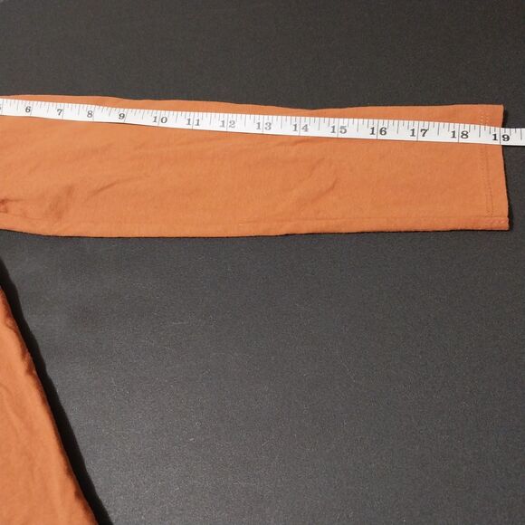 NWT Cat & Jack top Kids 7/8 autumnal orange long sleeve t-shirt Unicorn Rainbow - Picture 6 of 7